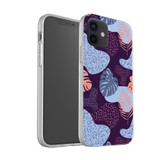 Palm Leaves Pattern iPhone Soft Case By Artists Collection