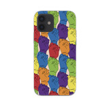 No Racism Pattern iPhone Soft Case By Artists Collection