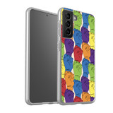 No Racism Pattern Samsung Soft Case By Artists Collection