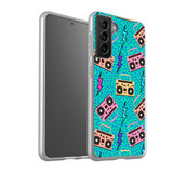 Neon Music Pattern Samsung Soft Case By Artists Collection