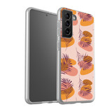 Modern Tropical Palm Leaf Pattern Samsung Soft Case By Artists Collection