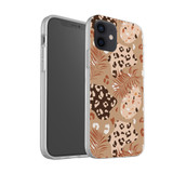 Modern Tropical Leopard Pattern iPhone Soft Case By Artists Collection