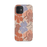 Hand Drawn Abstract Flowers iPhone Soft Case By Artists Collection
