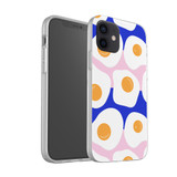 Fried Egg Pattern iPhone Soft Case By Artists Collection