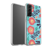 Flower Background Samsung Soft Case By Artists Collection