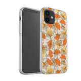 Fall Ginkgo Biloba Pattern iPhone Soft Case By Artists Collection