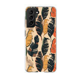 Exotic Modern Leaves Pattern Samsung Soft Case By Artists Collection
