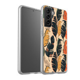 Exotic Modern Leaves Pattern Samsung Soft Case By Artists Collection