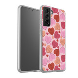 Conversation Hearts Pattern Samsung Soft Case By Artists Collection