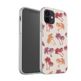 Colorful Palm Trees Pattern iPhone Soft Case By Artists Collection