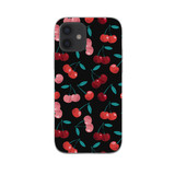 Cherry Pattern iPhone Soft Case By Artists Collection