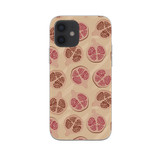 Abstract Pomegranate Pattern iPhone Soft Case By Artists Collection