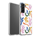Abstract Plants And Leaves Pattern Samsung Soft Case By Artists Collection