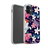 Abstract Orange Flowers Pattern iPhone Soft Case By Artists Collection