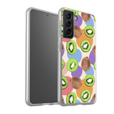 Abstract Kiwi Pattern Samsung Soft Case By Artists Collection