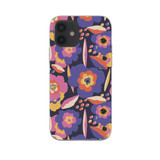 Abstract Flowers Background iPhone Soft Case By Artists Collection