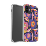 Abstract Flowers Background iPhone Soft Case By Artists Collection