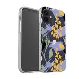 Abstract Yellow Floral Pattern iPhone Soft Case By Artists Collection