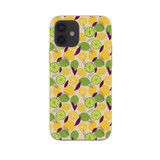 Abstract Citrus Background iPhone Soft Case By Artists Collection