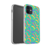 Abstract Banana Pattern iPhone Soft Case By Artists Collection