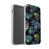 Abstract Palm Leaves Pattern iPhone Soft Case By Artists Collection