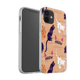 Meow Pattern iPhone Soft Case By Artists Collection