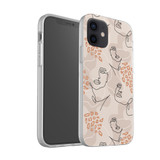 Line Drawing Pattern iPhone Soft Case By Artists Collection