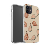 Hand Drawn Pears Pattern iPhone Soft Case By Artists Collection
