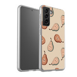 Hand Drawn Pears Pattern Samsung Soft Case By Artists Collection