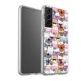 Kawaii Cute Cats Professions Samsung Soft Case By Artists Collection