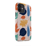 Abstract Fall Pattern iPhone Tough Case By Artists Collection
