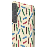 Abstract Feather Pattern Samsung Snap Case By Artists Collection