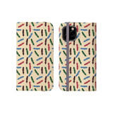 Abstract Feather Pattern iPhone Folio Case By Artists Collection