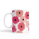 Abstract Floral Pattern Coffee Mug By Artists Collection