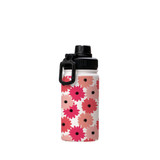 Abstract Floral Pattern Water Bottle By Artists Collection