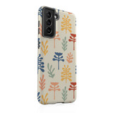 Abstract Flowers Pattern Samsung Tough Case By Artists Collection