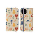 Abstract Flowers Pattern iPhone Folio Case By Artists Collection