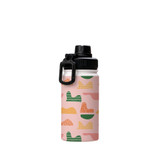 Abstract Forms Pattern Water Bottle By Artists Collection