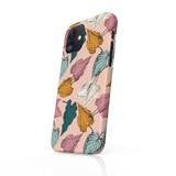 Abstract Leaves Pattern iPhone Snap Case By Artists Collection