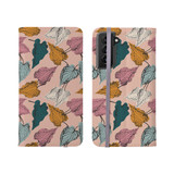 Abstract Leaves Pattern Samsung Folio Case By Artists Collection