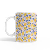 Abstract Lemons Pattern Coffee Mug By Artists Collection