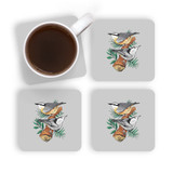Birds On A Branch Coaster Set By Vexels