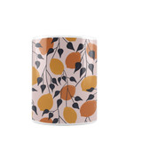 Abstract Lemon Pattern Coffee Mug By Artists Collection