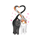 Cats In Love Design By Vexels