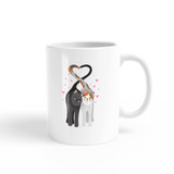 Cats In Love Coffee Mug By Vexels