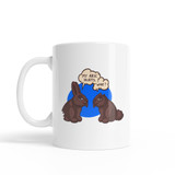 Funny Chocolate Bunny Rabbits Coffee Mug By Vexels