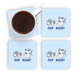 Gamer Cat Coaster Set By Vexels