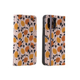 Abstract Lemon Pattern iPhone Folio Case By Artists Collection