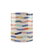Abstract Lines Pattern Coffee Mug By Artists Collection