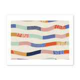 Abstract Lines Pattern Art Print By Artists Collection
